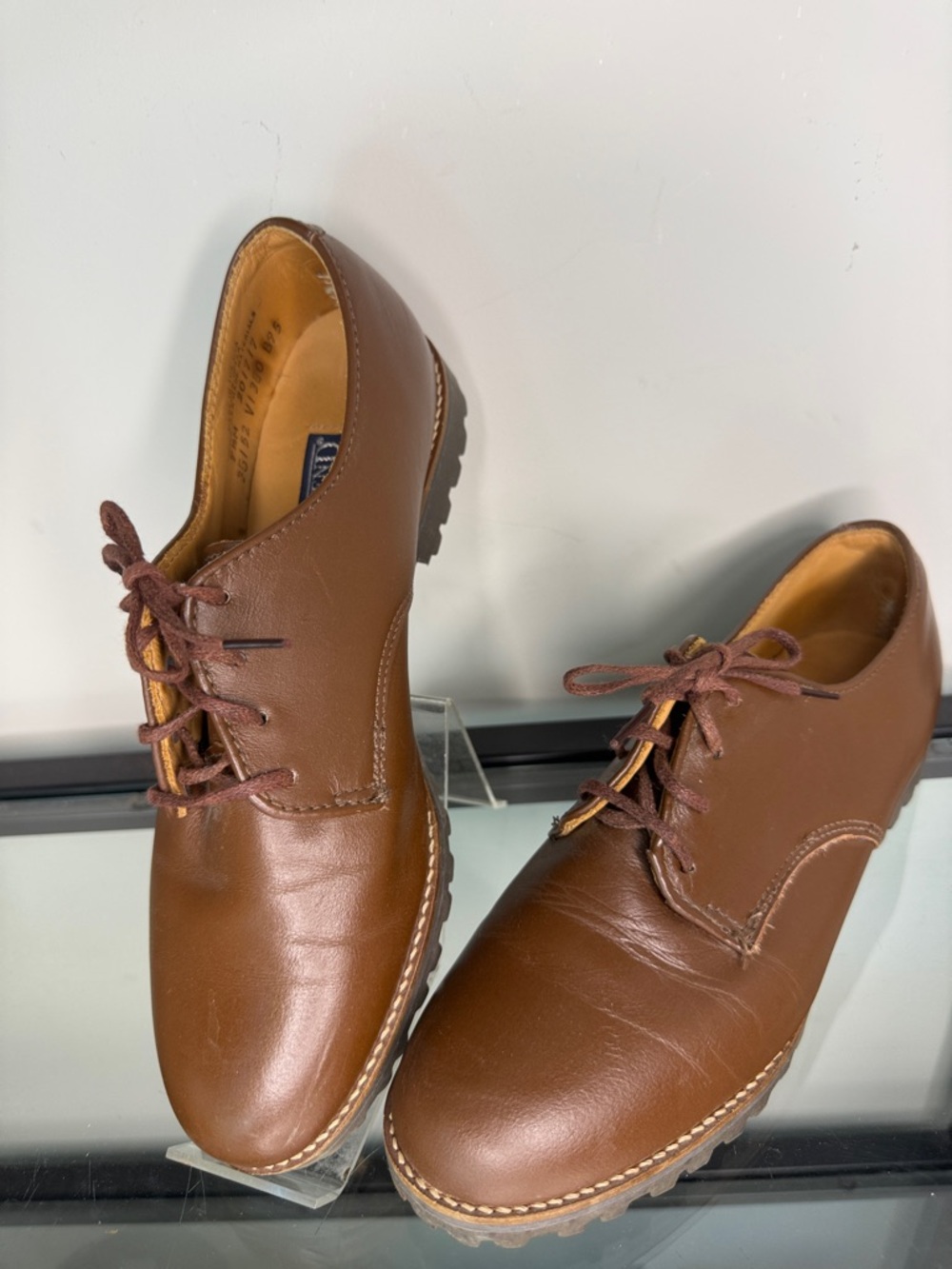 Women’s Land’s End Classic Leather Oxford Shoes 7 1/2 M